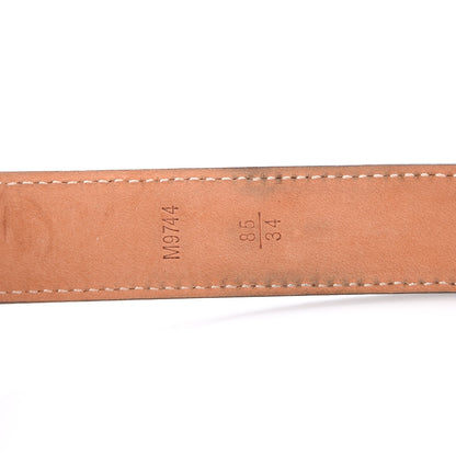 Louis Vuitton Damier Ebene Mini 25mm Belt 85 34 7 of 7