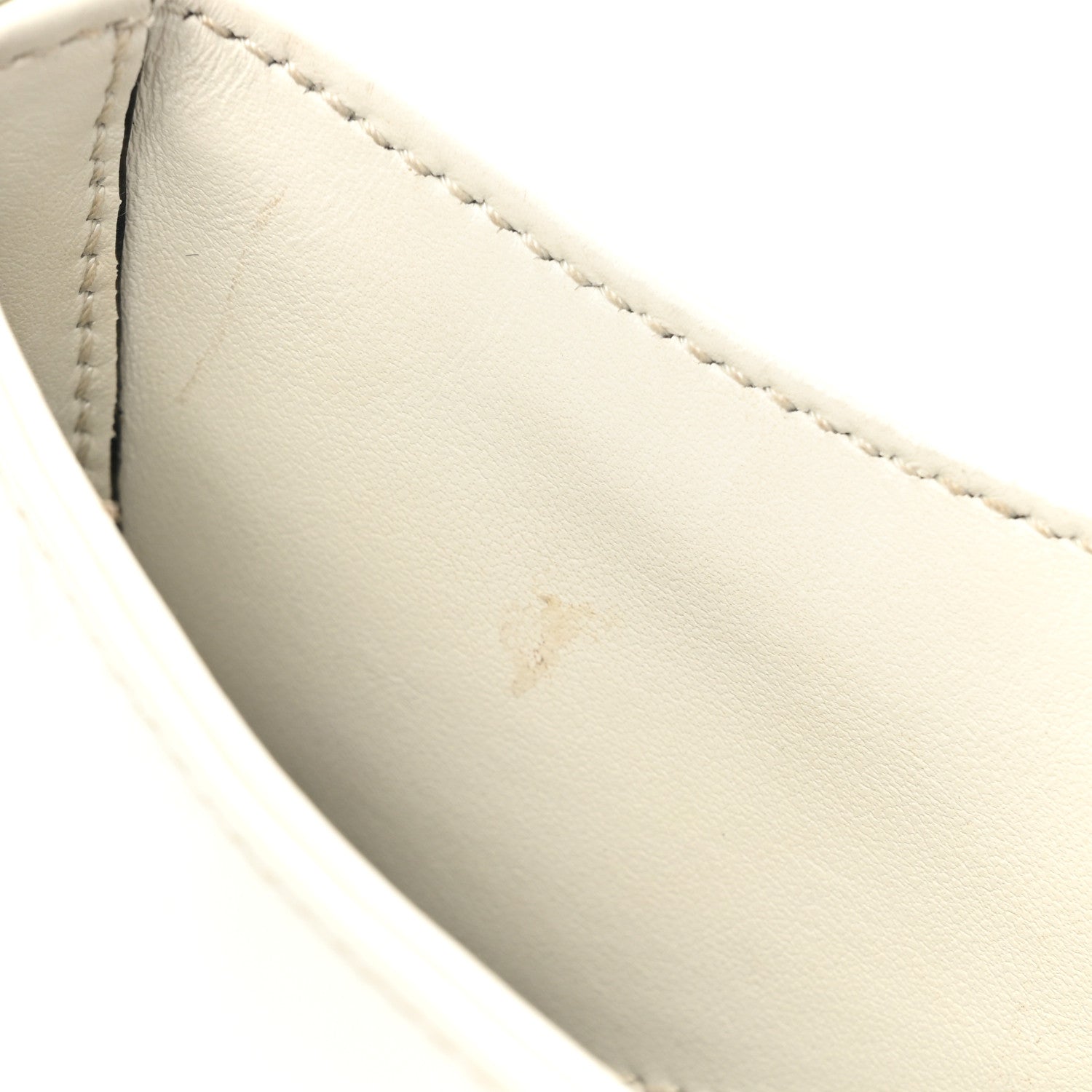 Prada Spazzolato Cleo Shoulder Bag White Black 9 of 11