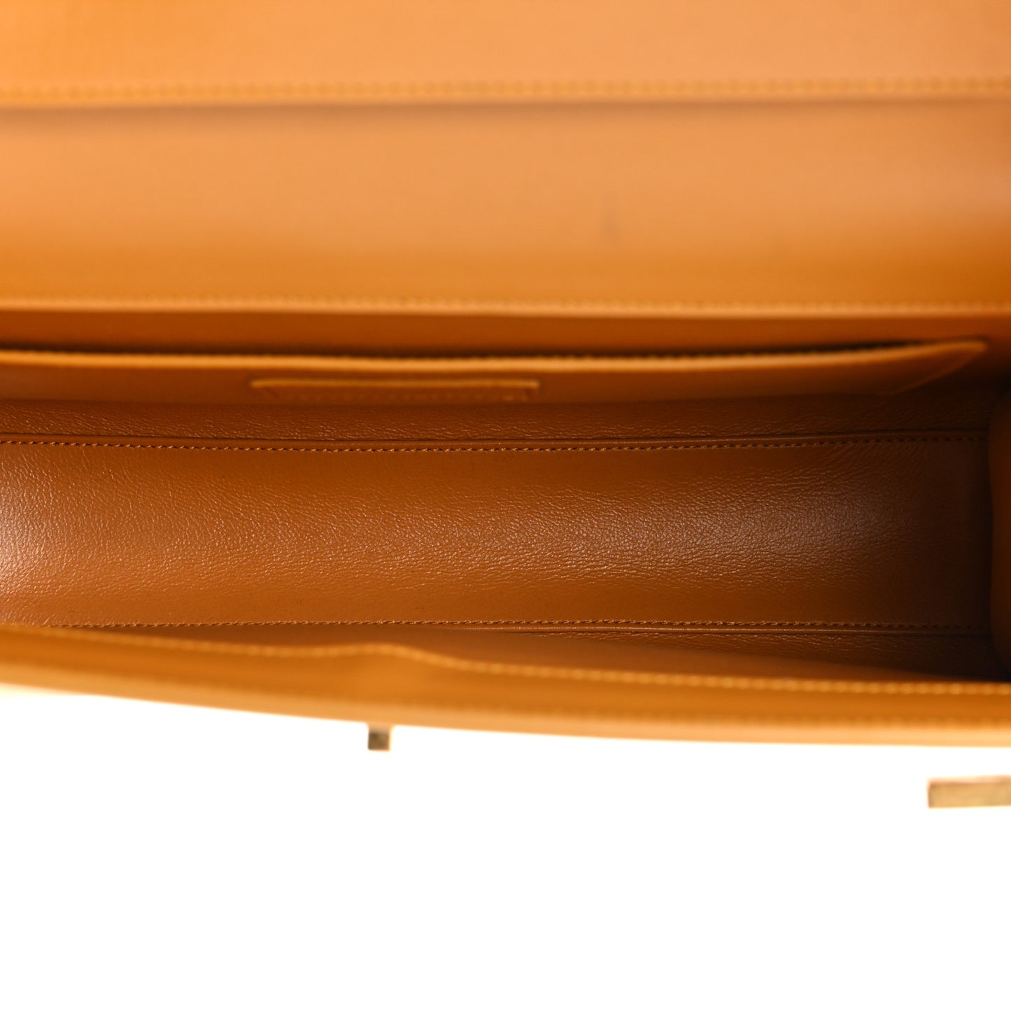 Smooth Calfskin Manhattan Baguette Tangerine