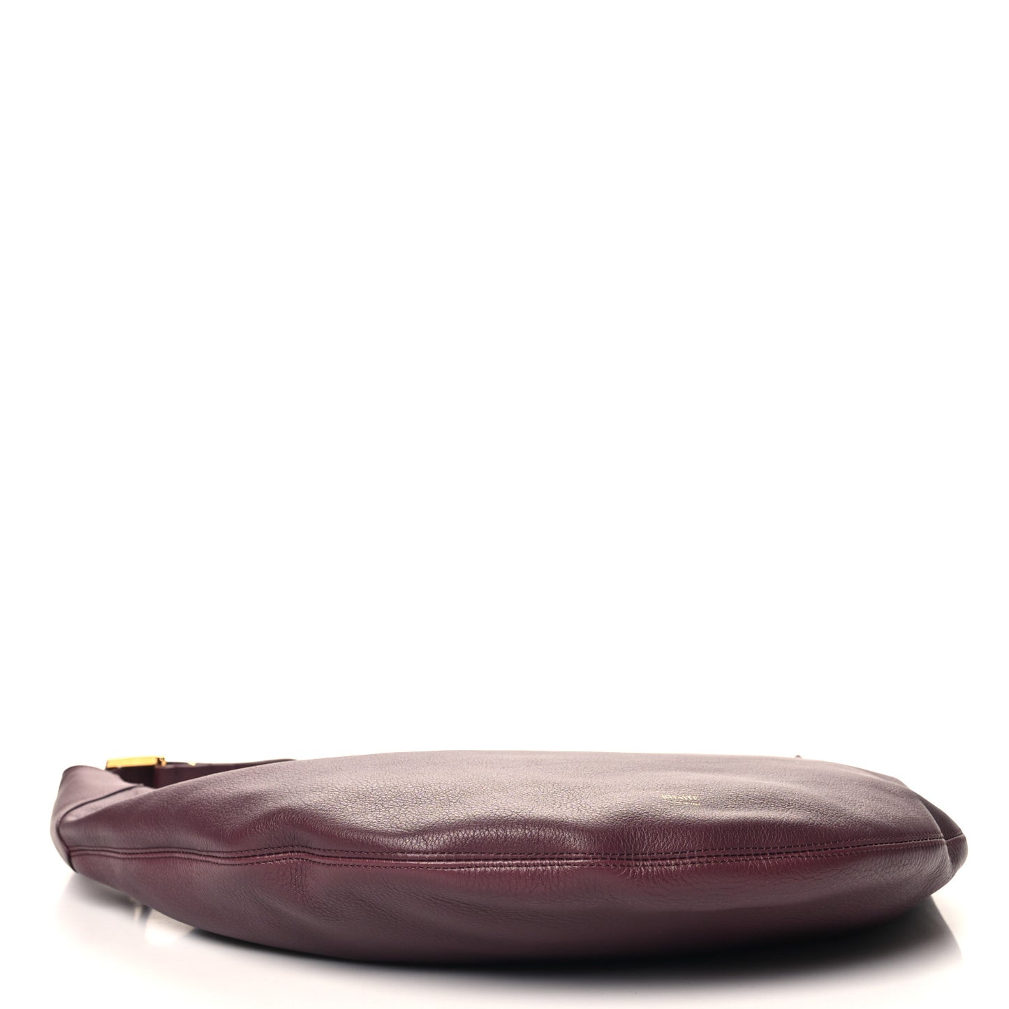Pebbled Calfskin August Hobo Eggplant