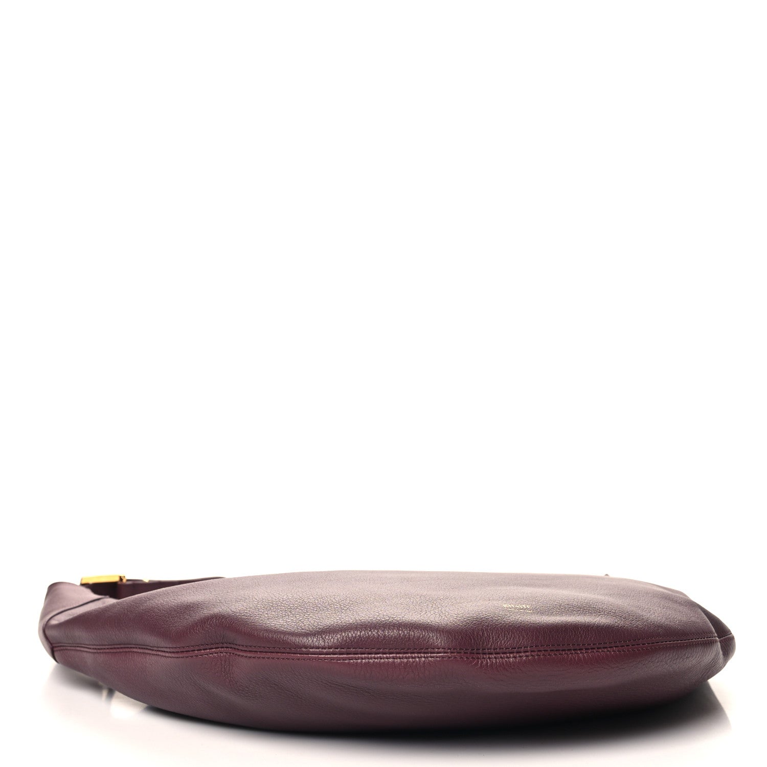 Khaite Pebbled Calfskin August Hobo Eggplant 4 of 9