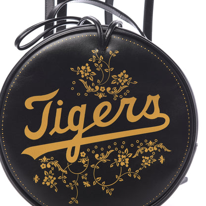 Gucci Calfskin Tigers Round Backpack Black Gold 8 of 10