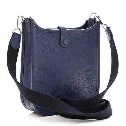 Hermes Taurillon Maurice Amazone Evelyne TPM Bleu Saphir Blue Indigo 3 of 11