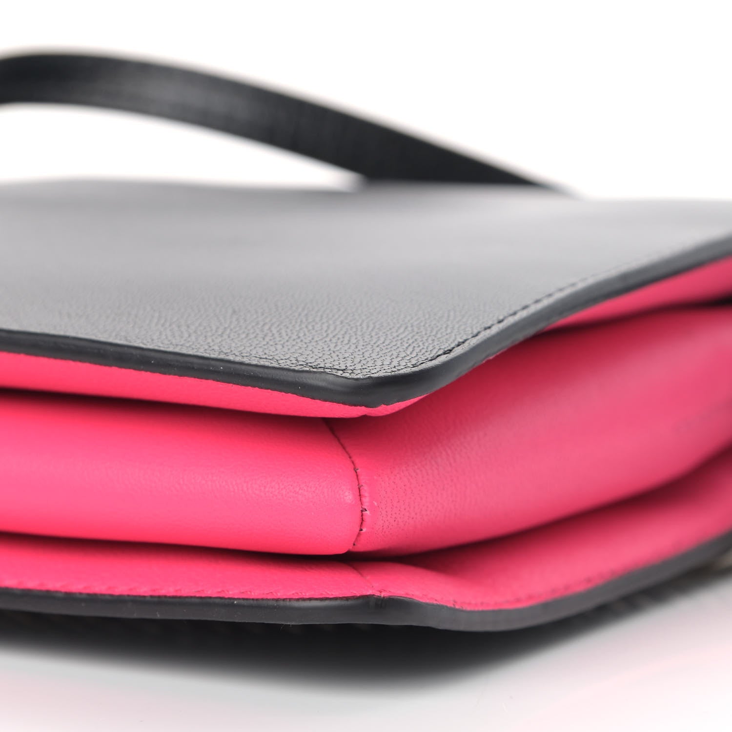 Givenchy Sugar Goatskin Cross 3 Crossbody Bag Black Pink 9 of 10