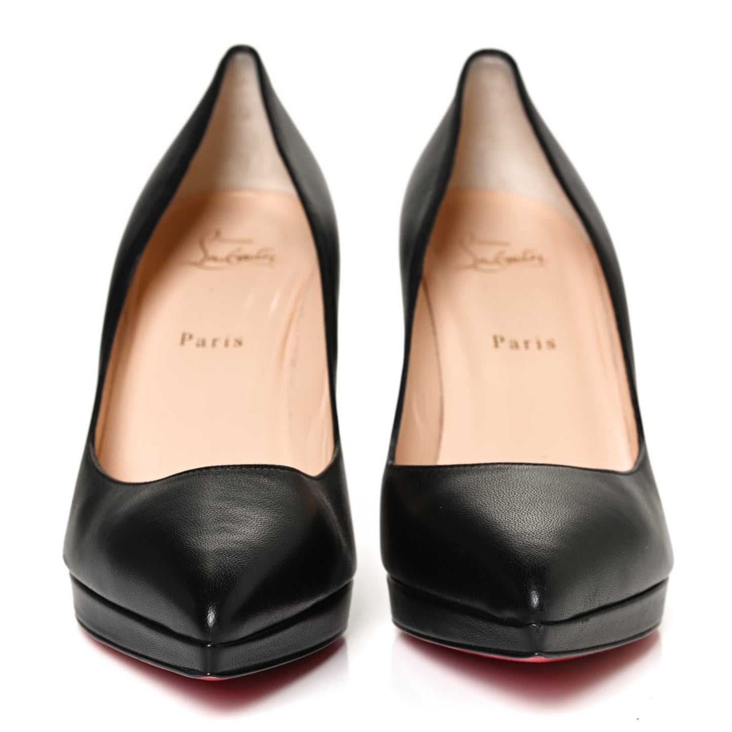 Shiny Nappa Pigalle Plato 100 Pumps 40.5 Black