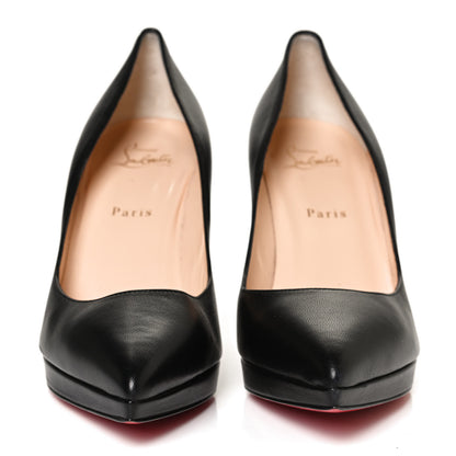 Christian Louboutin Shiny Nappa Pigalle Plato 100 Pumps 40.5 Black 2 of 10