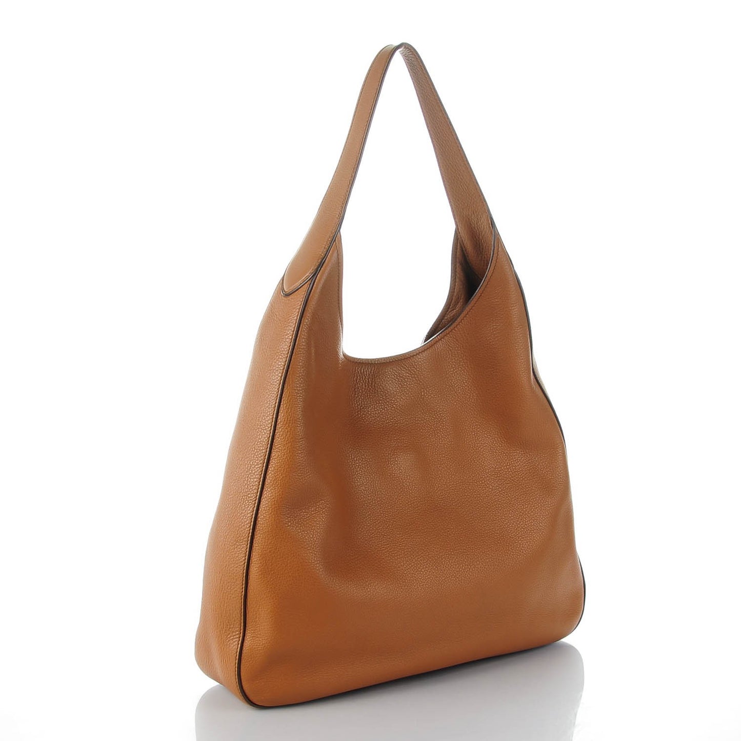 Vitello Daino Medium Pocket Hobo Bag Cannella