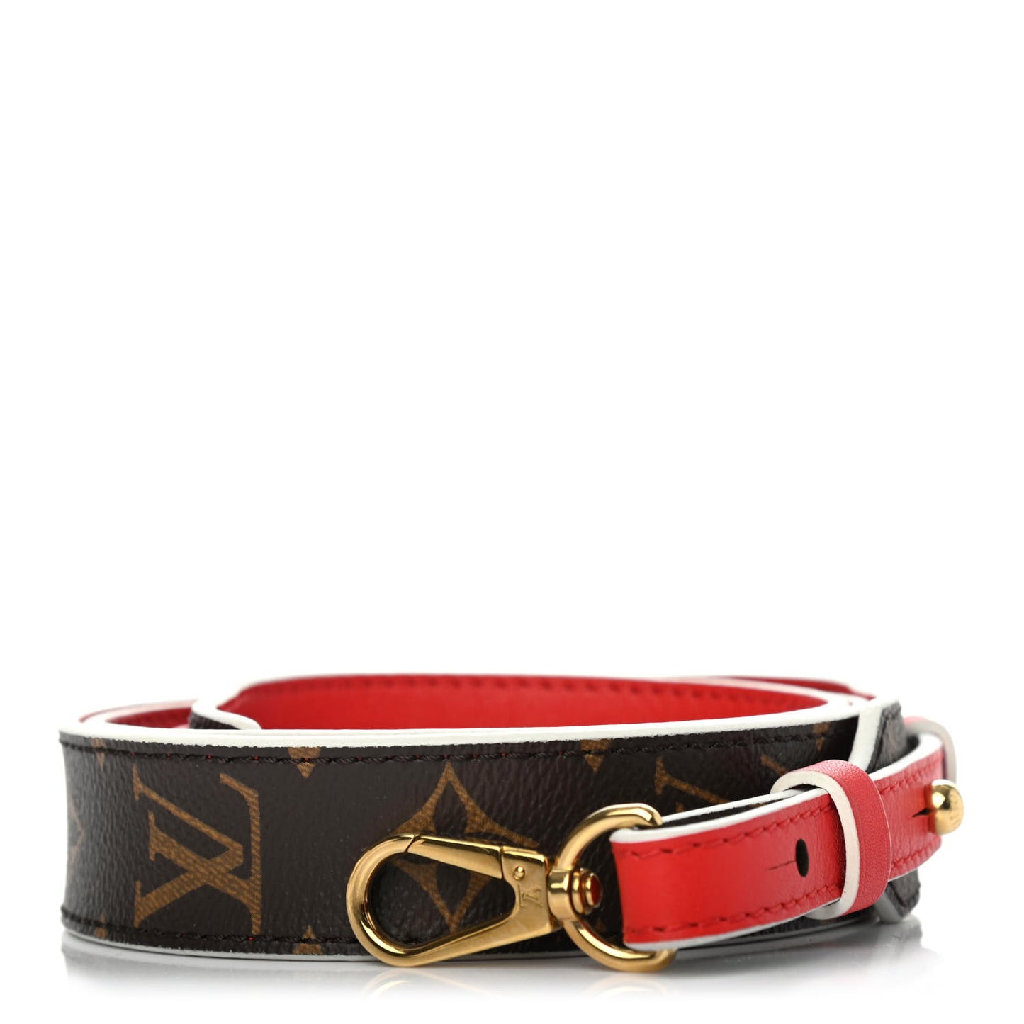 Monogram Bandouliere Shoulder Strap XL Coquelicot