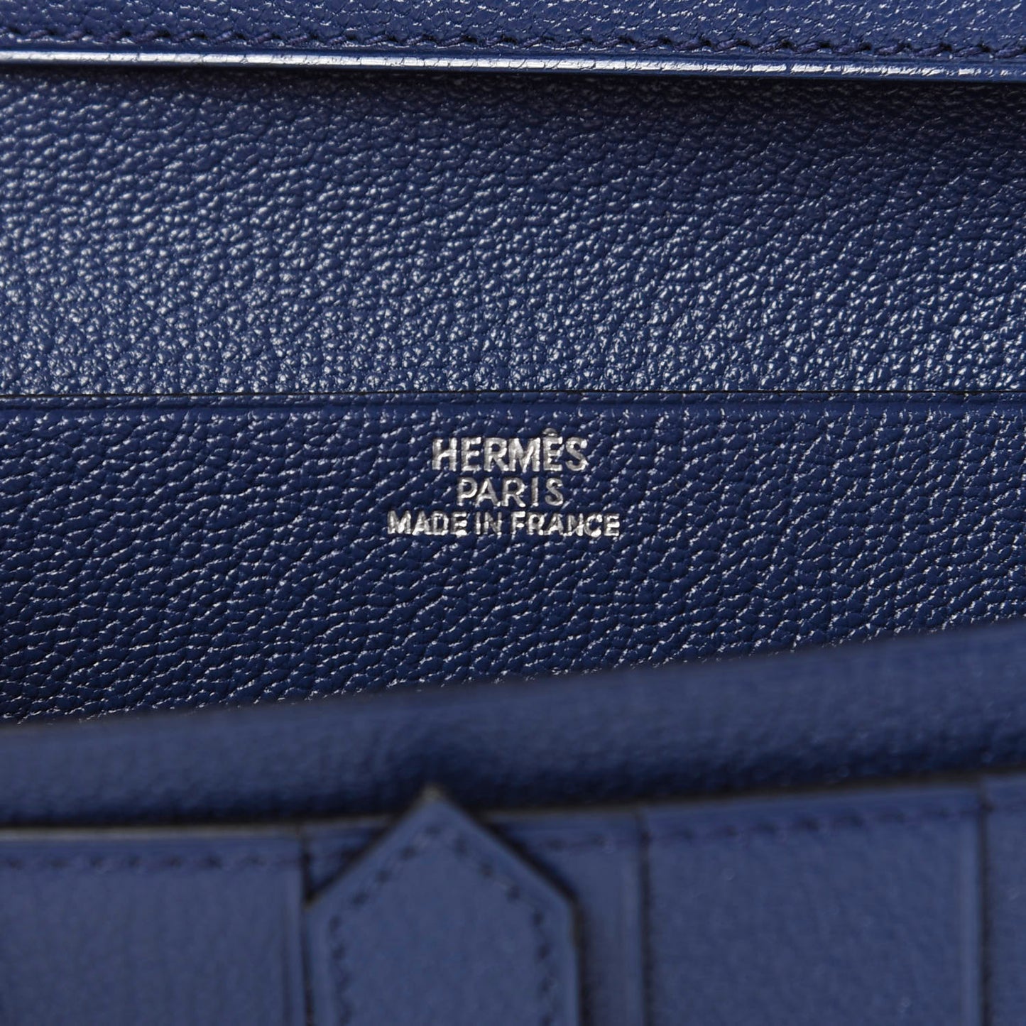 Chevre Mysore Bearn Gusset Wallet Bleu Thalassa