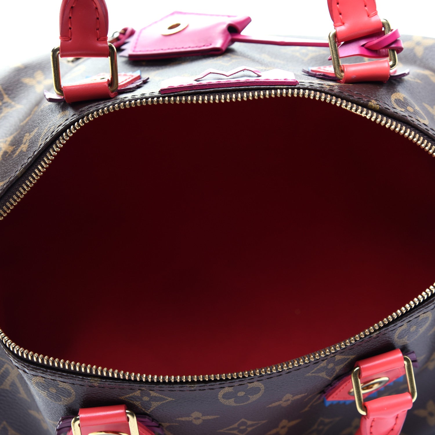 Louis Vuitton Monogram Totem Speedy 30 Flamingo 5 of 13