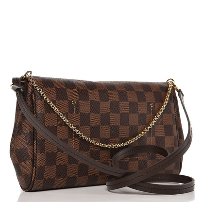 Louis Vuitton Damier Ebene Favorite MM 3 of 9