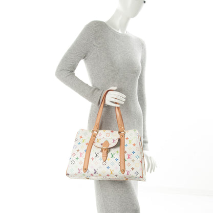 Louis Vuitton Monogram Multicolor Aurelia MM White 2 of 7