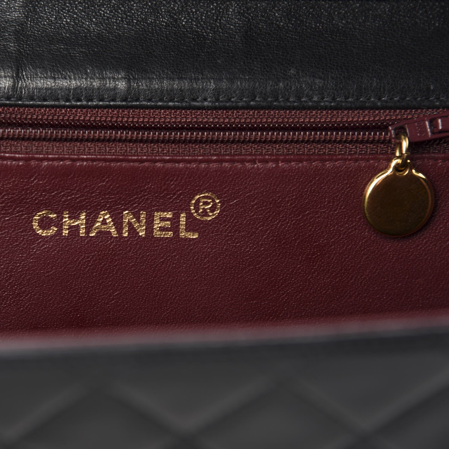 Chanel Lambskin Quilted Medium Single Flap Black 8 of 11