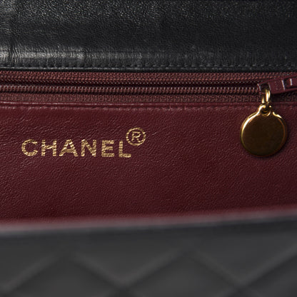 Chanel Lambskin Quilted Medium Single Flap Black 8 of 11