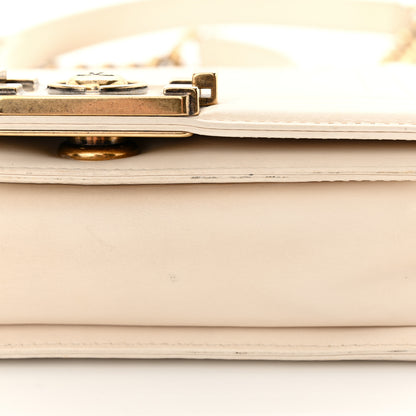 Chanel Glazed Calfskin Small Boy Flap Ivory 13 of 15