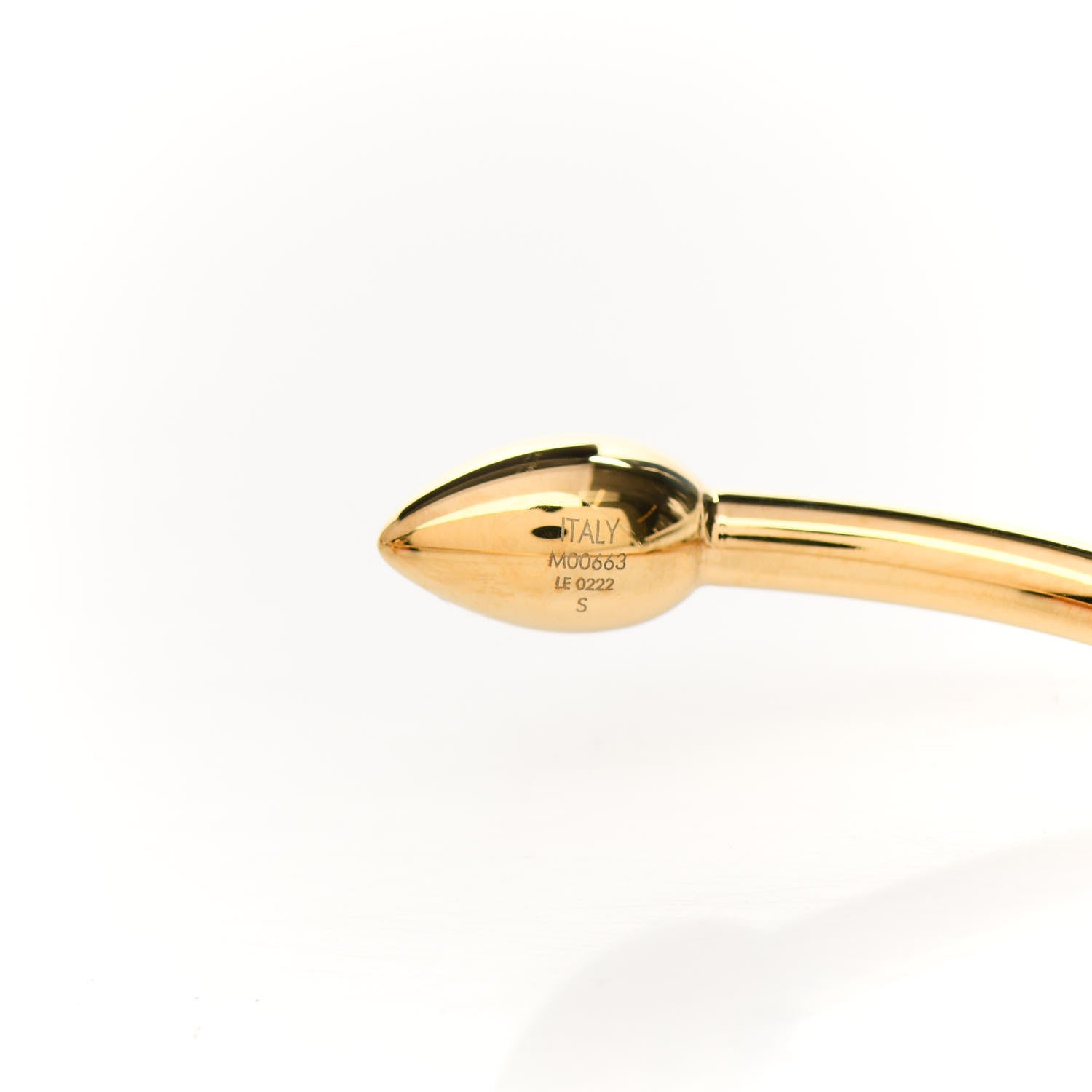 Louis Vuitton Metal Louisette Bracelet Gold 4 of 4