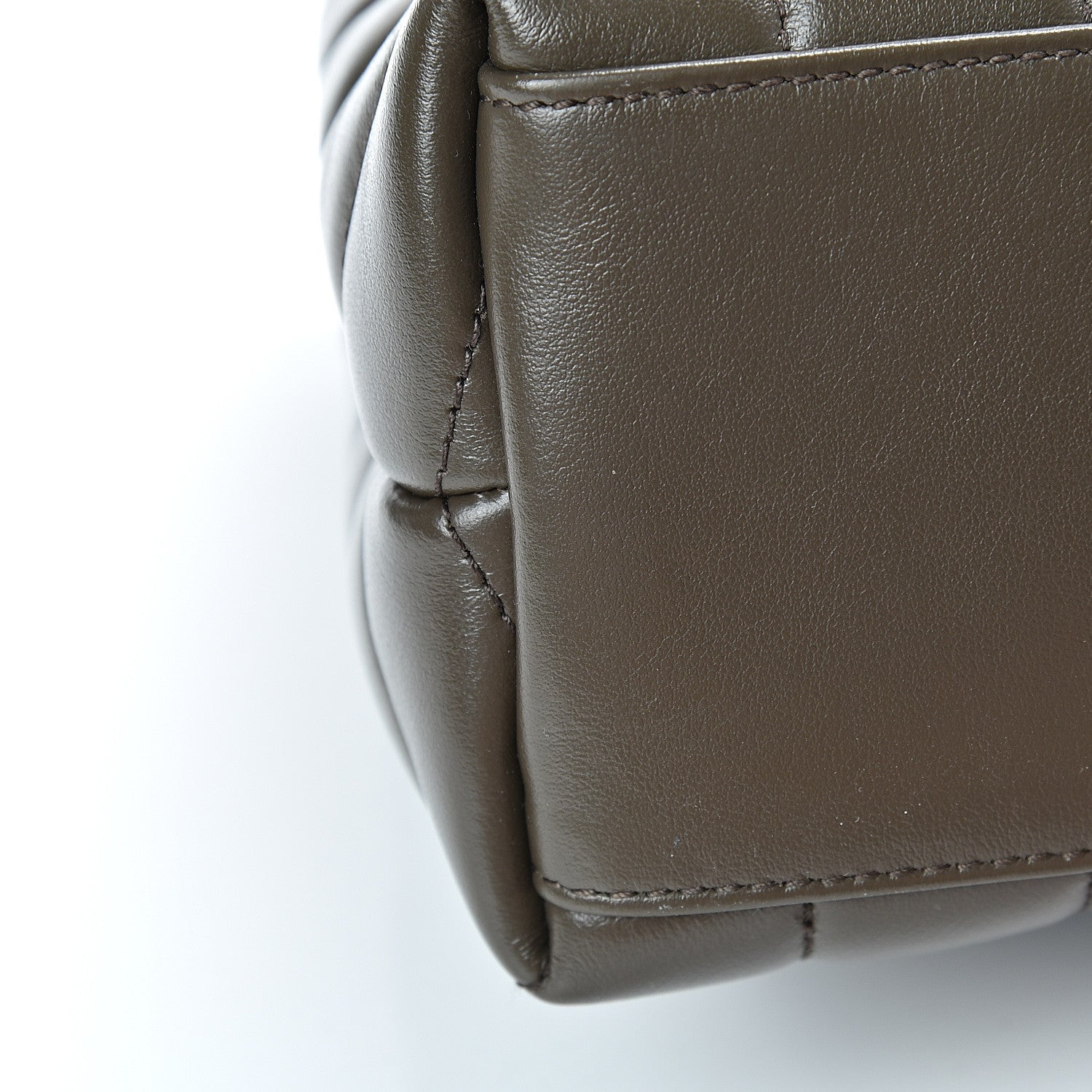 Saint Laurent Calfskin Y Quilted Monogram Small Loulou Chain Satchel Faggio 12 of 13