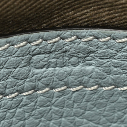 Chloe Calfskin Mini Marcie Round Crossbody Bag Faded Blue 6 of 12