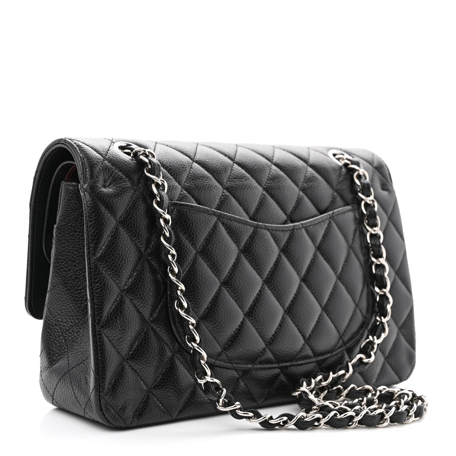 Chanel Caviar Quilted Medium Double Flap Black 3 of 10