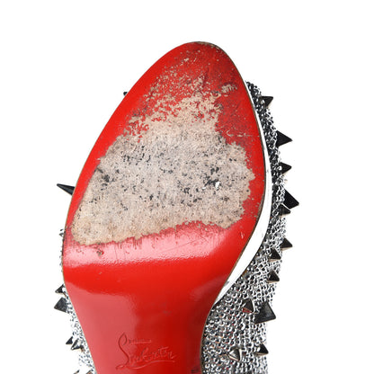 Christian Louboutin Strass Very Mix 150 Pumps 41.5 Silver 11 of 25