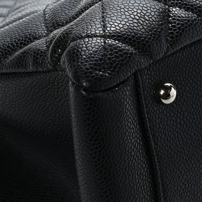 Chanel Caviar Quilted XL Grand Shopping Tote GST Black 9 of 12