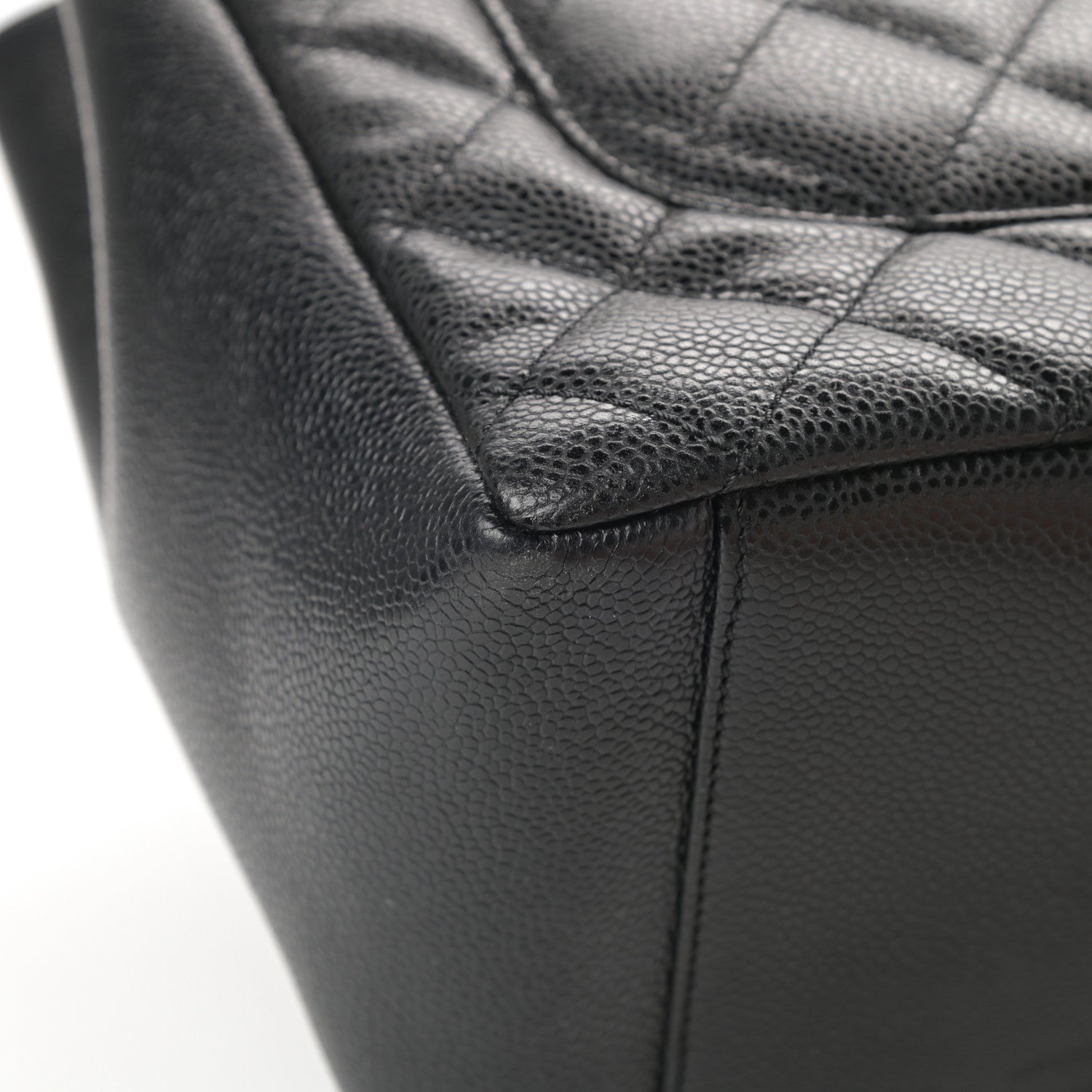 Chanel Caviar Quilted Grand Shopping Tote GST Black 12 of 13