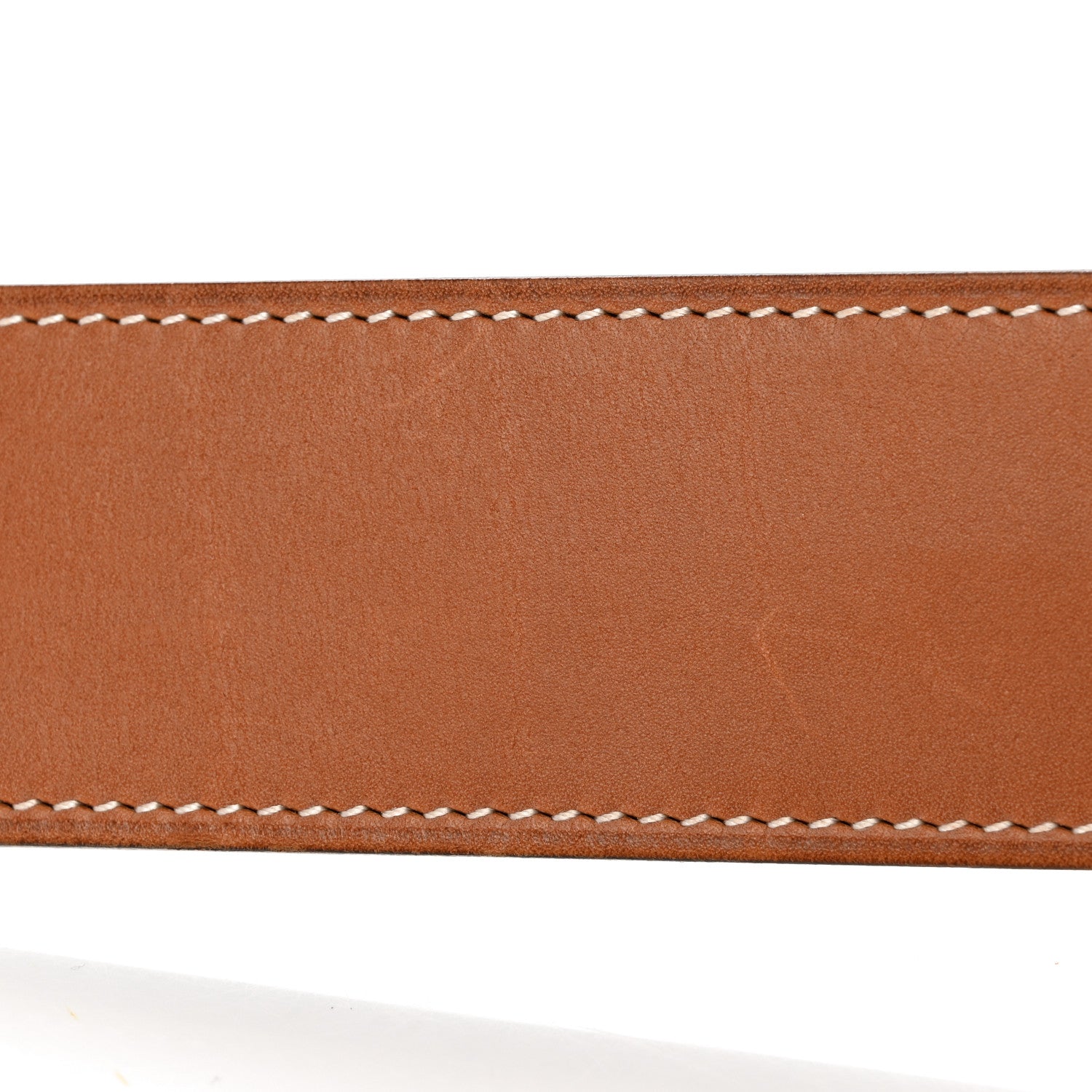 Hermes Barenia 40mm Etriviere Belt 85/34 Fauve 6 of 9