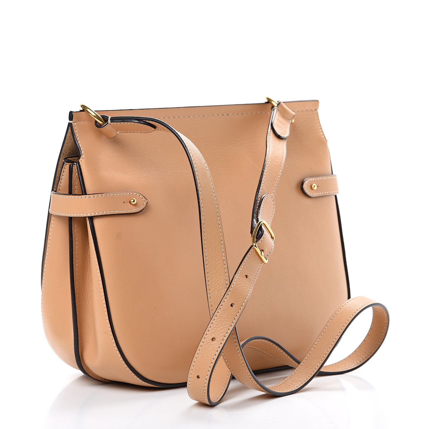 Mulberry Silky Calfskin Amberley Satchel Dark Golden Yellow 2 of 16