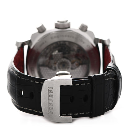 Panerai Stainless Steel Alligator 45mm Ferrari Granturismo Rattrapante Automatic Watch Black FER00005 3 of 5