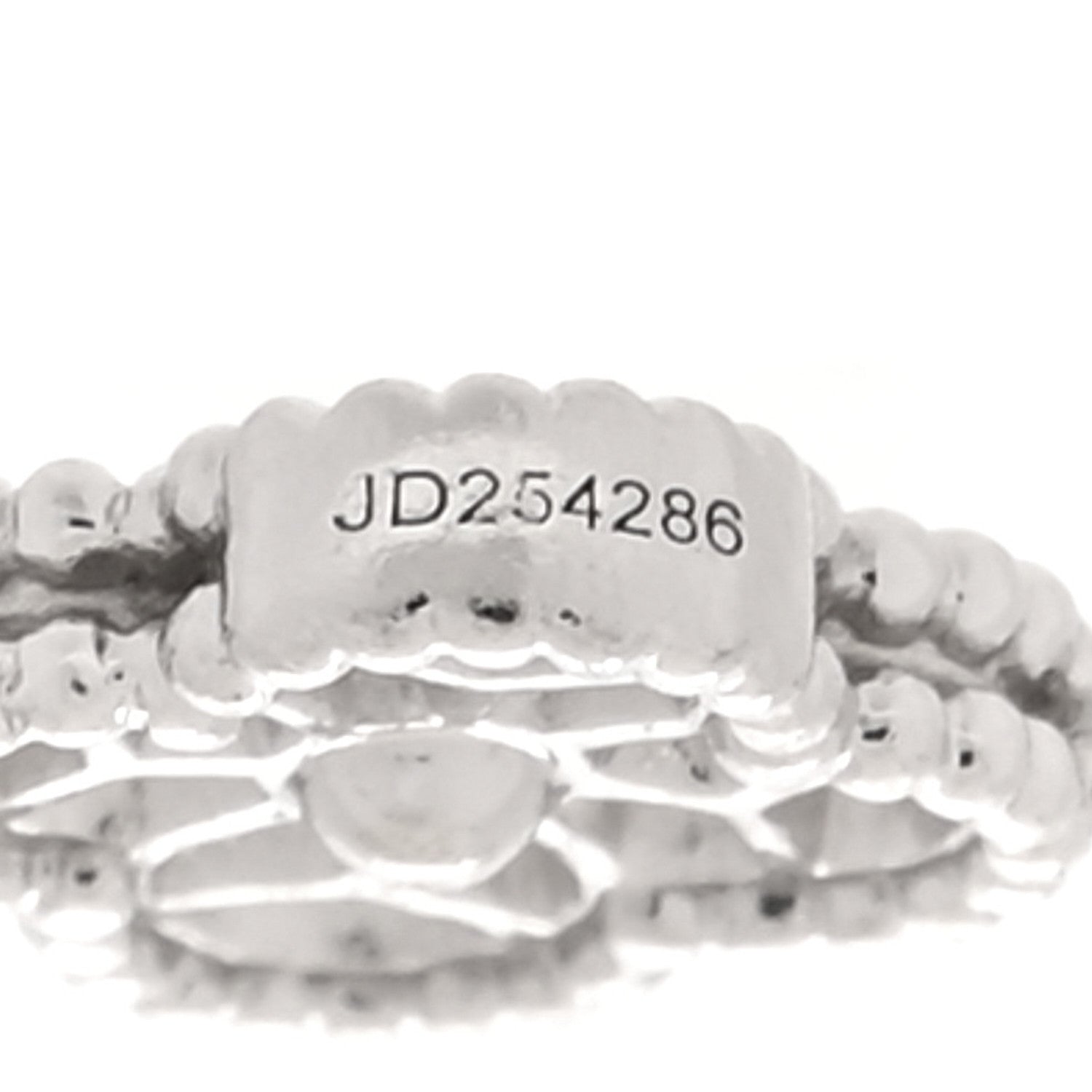 Van Cleef & Arpels 18K White Gold Diamond 6 Motifs Sweet Alhambra Bracelet 5 of 7