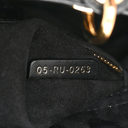 Christian Dior Lambskin Cannage Small My ABCDior Lady Dior Black 7 of 10
