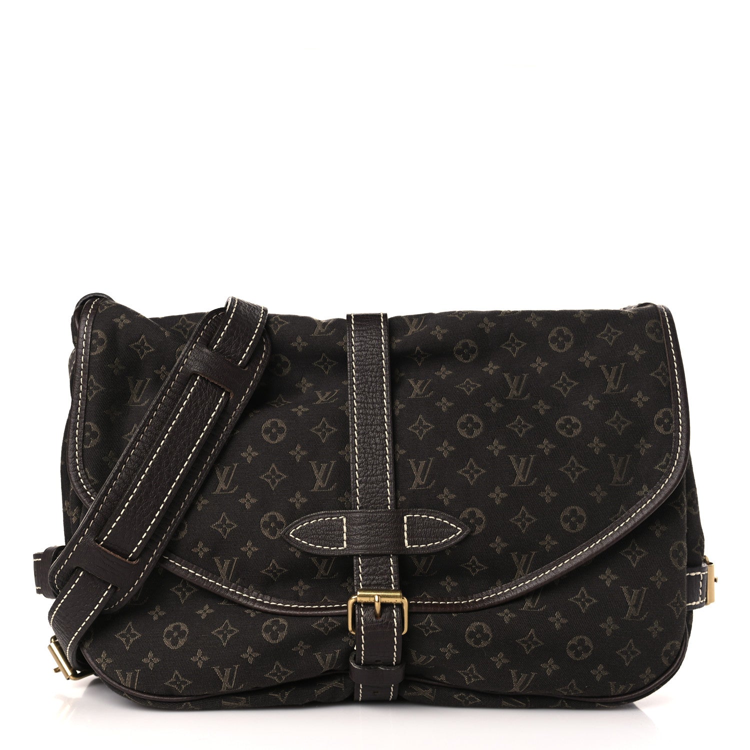 Louis Vuitton Monogram Mini Lin Saumur Ebene 1 of 8