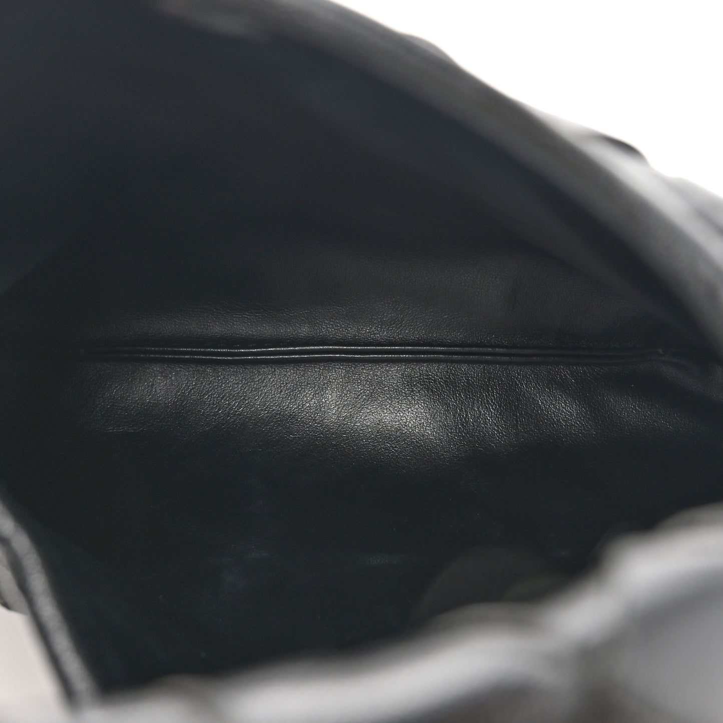 Calfskin Intrecciato Mini Hop Black