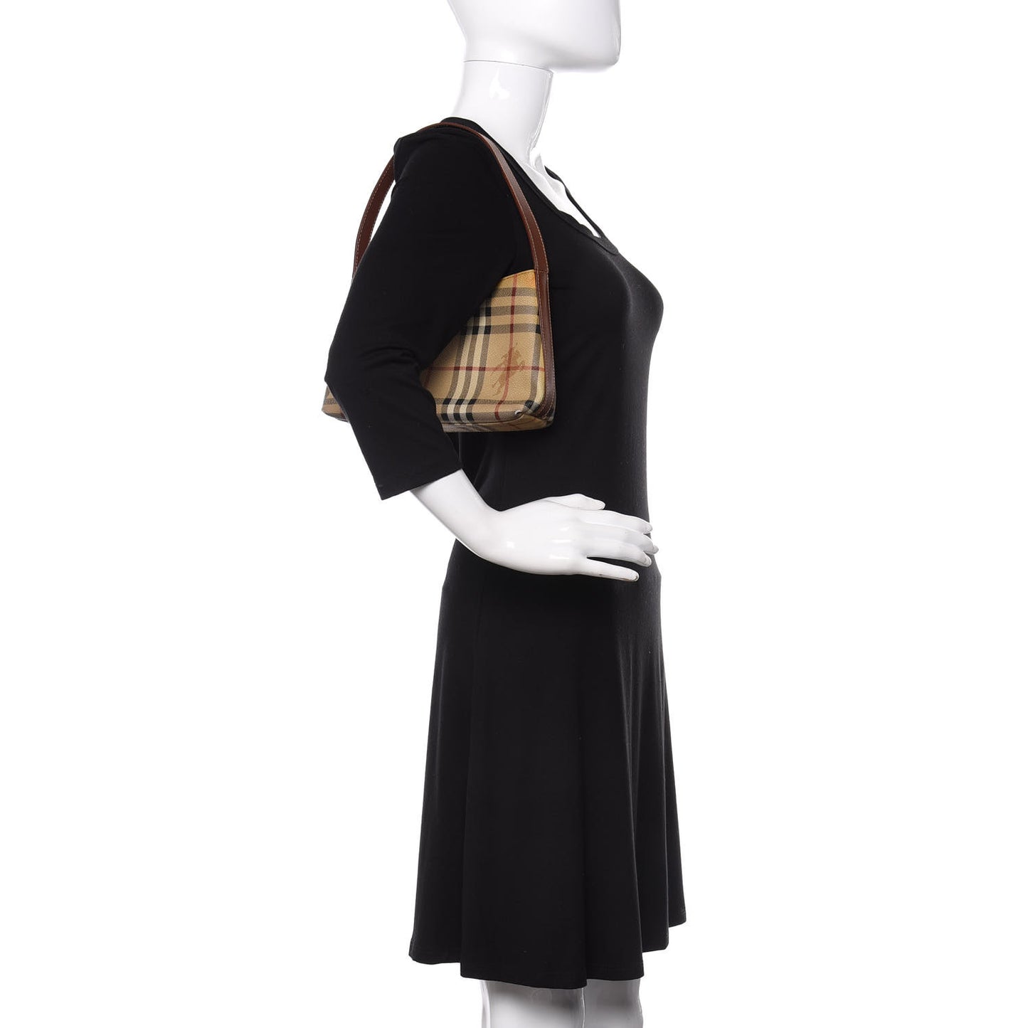 Haymarket Check Shoulder Bag Brown