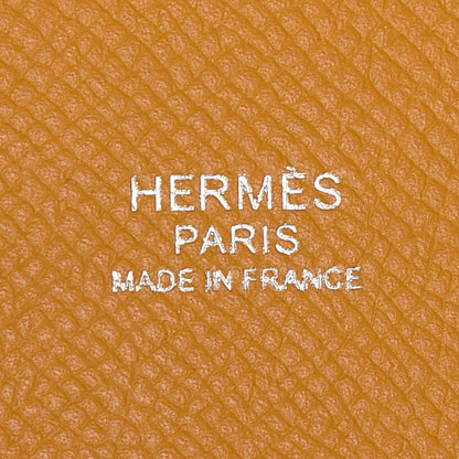 Hermes Epsom Tressage De Cuir Picotin Lock 22 MM Jaune Ambre Brique White 8 of 10