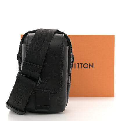Louis Vuitton Calfskin Monogram Shadow Double Phone Pouch NM Black 11 of 11