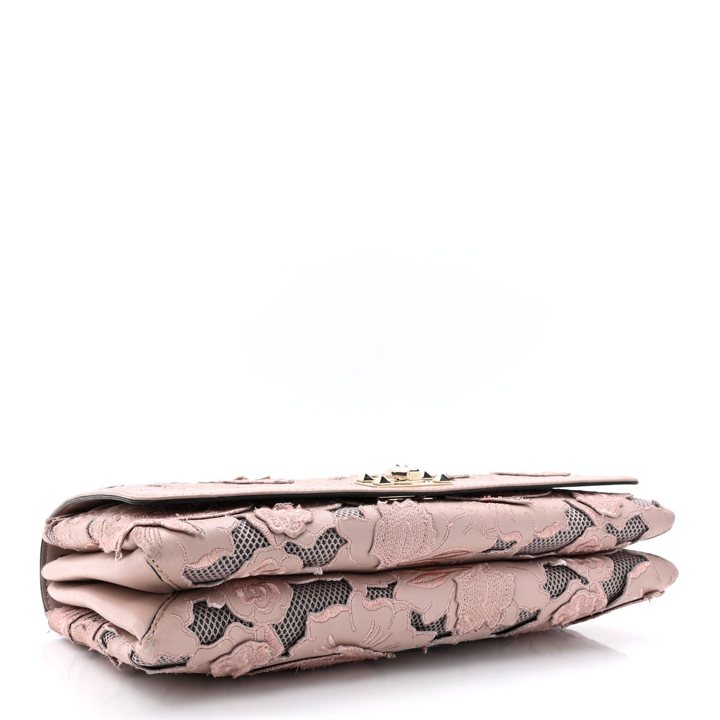 Nappa Lace Large Girello Flap Blush