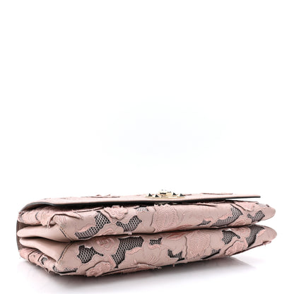 Valentino Garavani Nappa Lace Large Girello Flap Blush 4 of 11