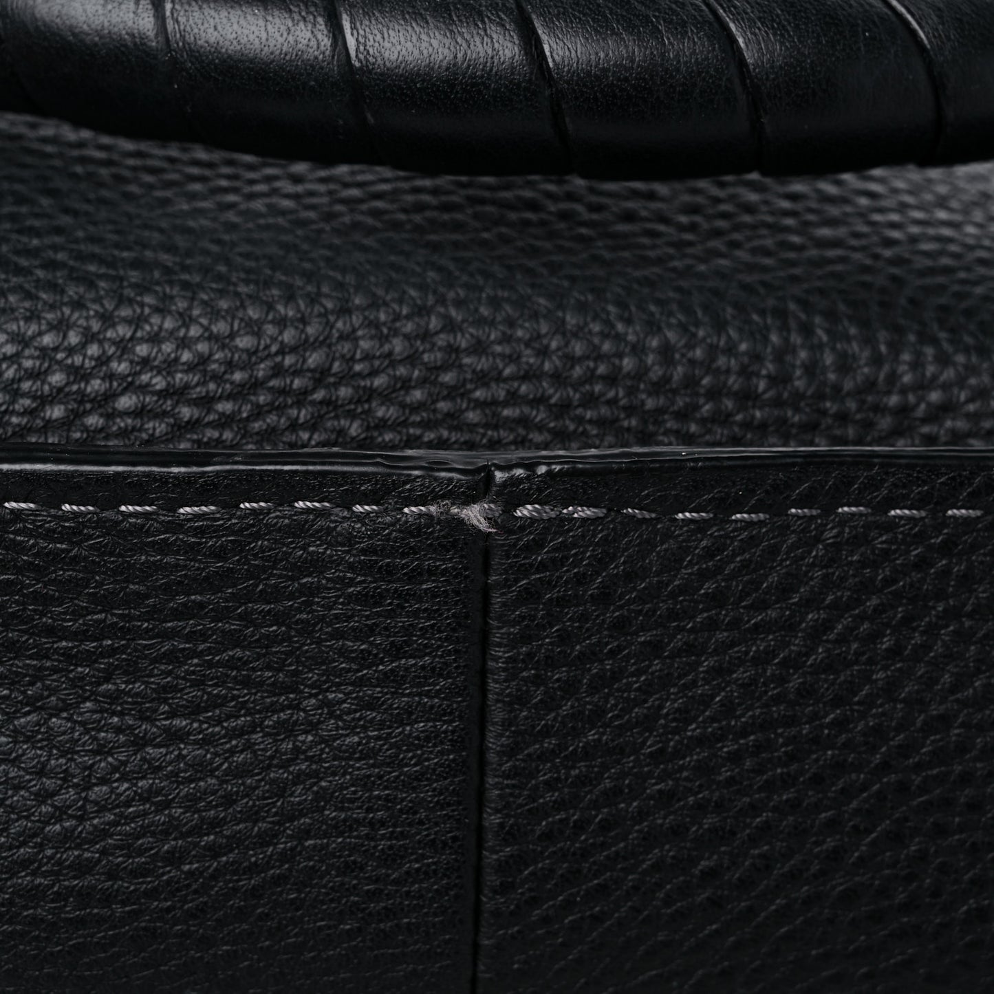 Calfskin Medium Marcie Satchel Black