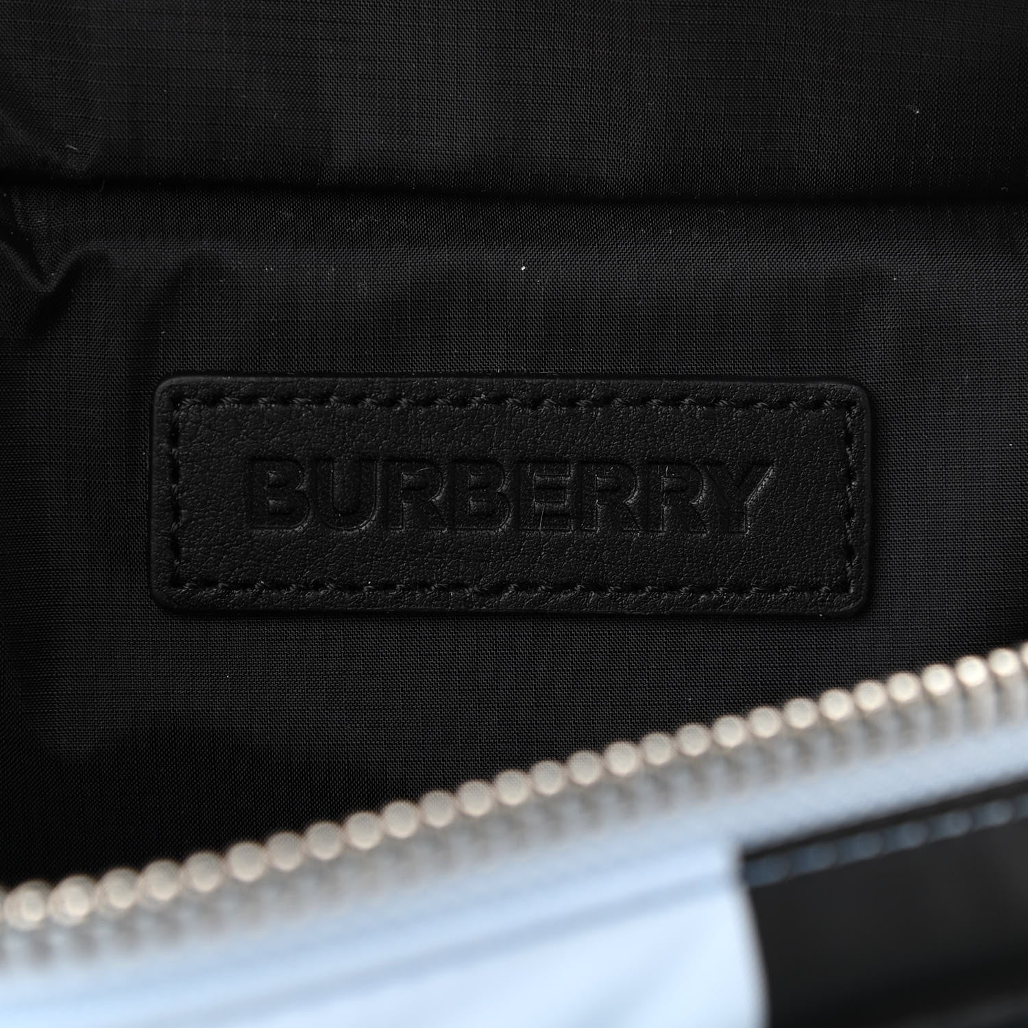Burberry Econyl Logo Print Check Childrens Bum Bag Blue 6 of 11