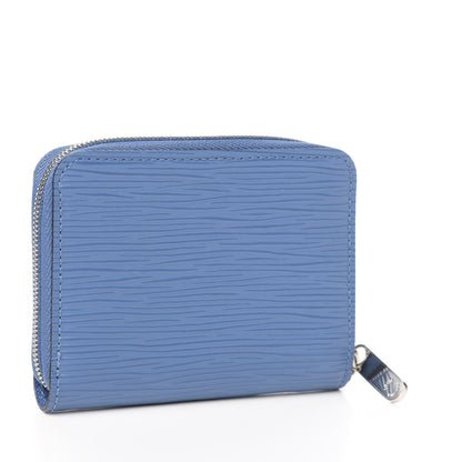Louis Vuitton Epi Zippy Coin Purse Blue Jean 2 of 5