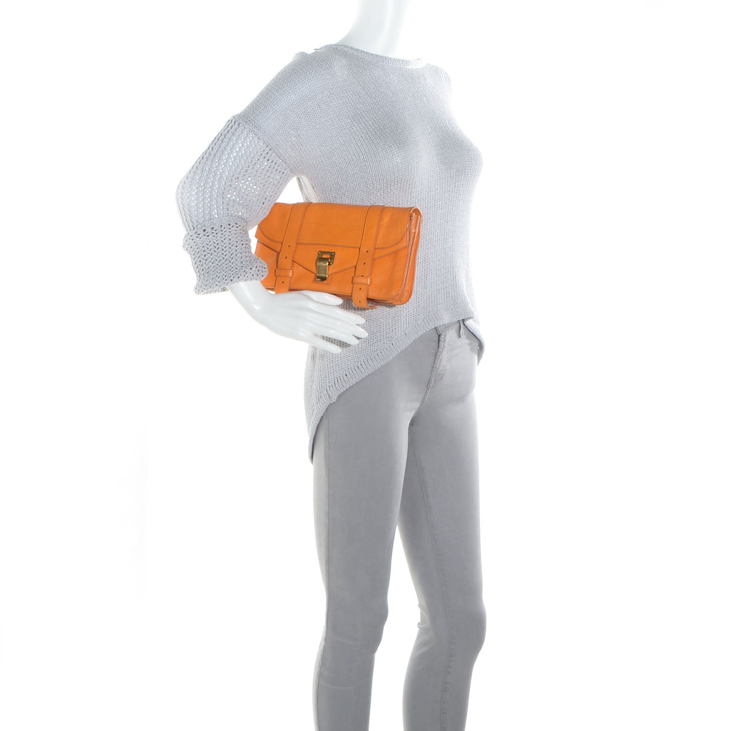 Proenza Schouler Leather PS1 Pochette Clutch Krishna 2 of 12