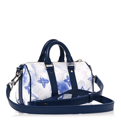 Louis Vuitton Monogram Watercolor Keepall XS Blue 3 of 10