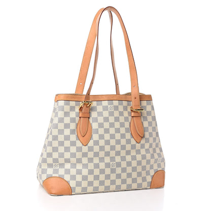 Louis Vuitton Damier Azur Hampstead MM 3 of 17