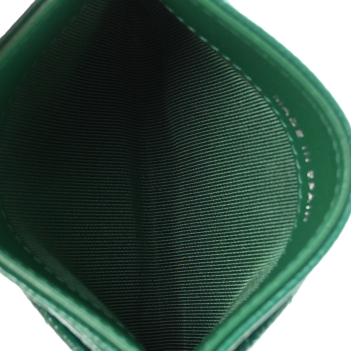 Chanel Caviar Quilted Card Holder Green 5 of 9
