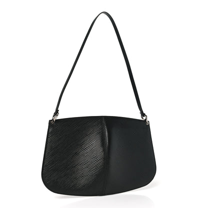 Louis Vuitton Epi Demi Lune Pochette Black 3 of 9