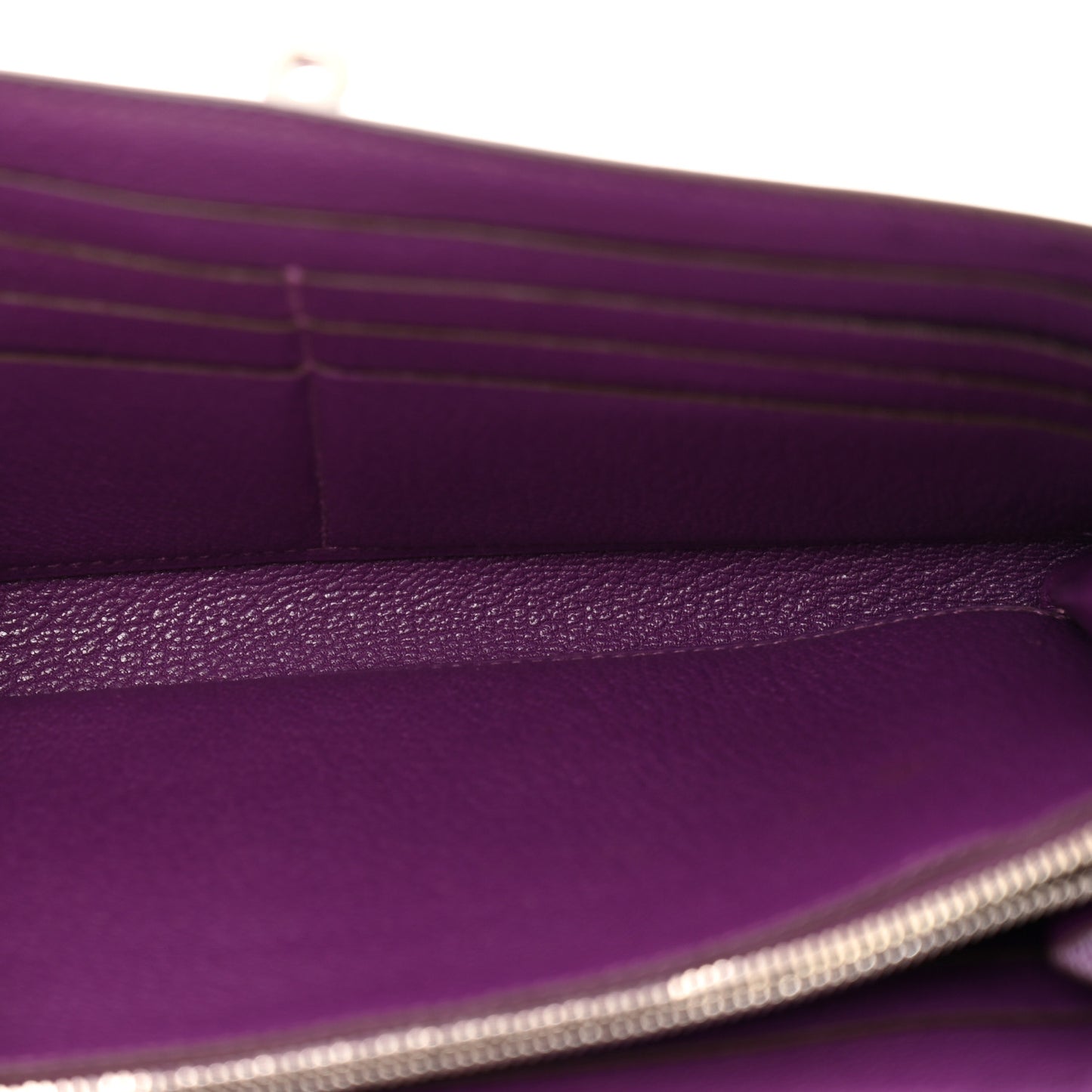 Chevre Mysore Kelly Longue Wallet Violet
