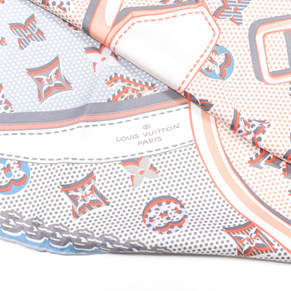 Louis Vuitton Silk Pop Monogram Scarf Blush Clair 2 of 3