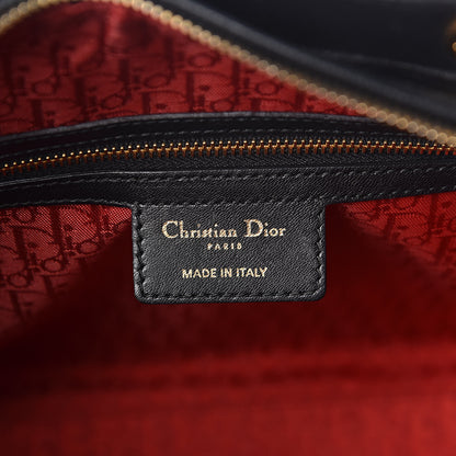 Christian Dior Lambskin Cannage Large Lady Dior Black 6 of 10