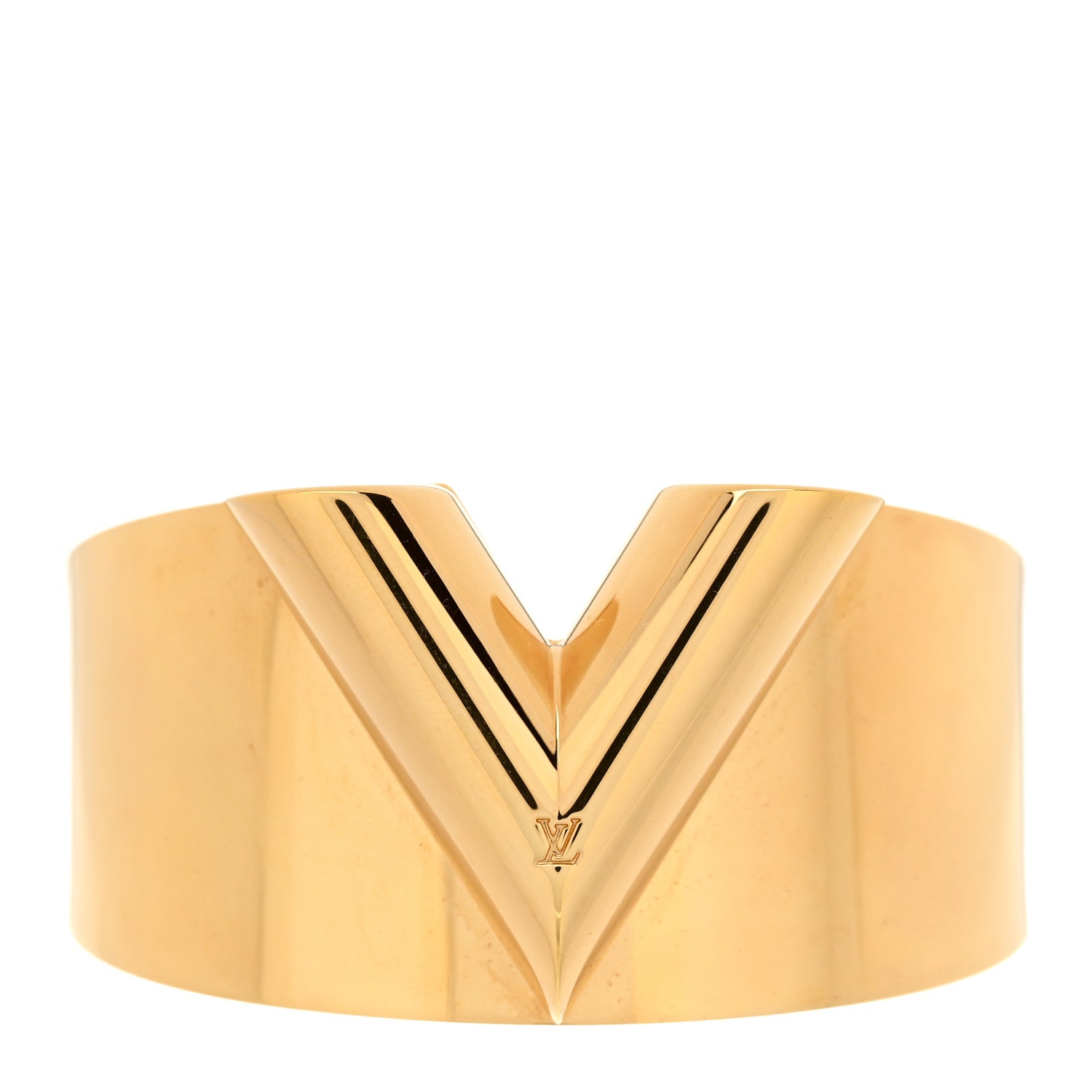 Louis Vuitton Essential V Cuff Gold 1 of 4